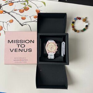 🍀Swatch x Omega Planetary Mission to venus Watch Series New